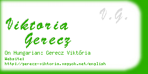 viktoria gerecz business card